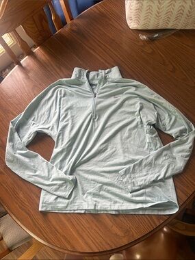Nike Dri-FIT Mint Green Quarter-Zip Pullover